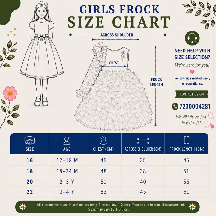 Rani Color Frock for Girls
