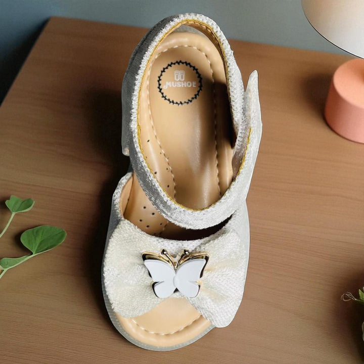 Cute Butterfly Bow Design Girls Sandals