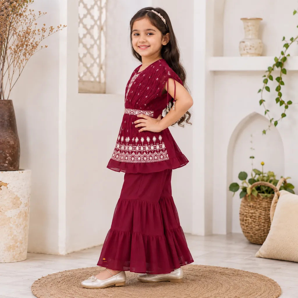 Sharara Suit for Girls with Dupatta
