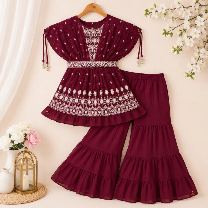 Sharara Suit for Girls with Dupatta