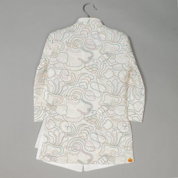 Cream Sherwani for Boys