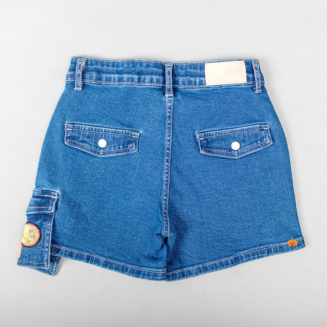 Blue Shorts for Girls 