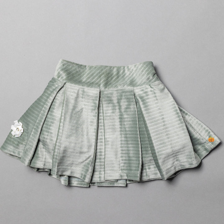 Green Skirt & Top for Girls