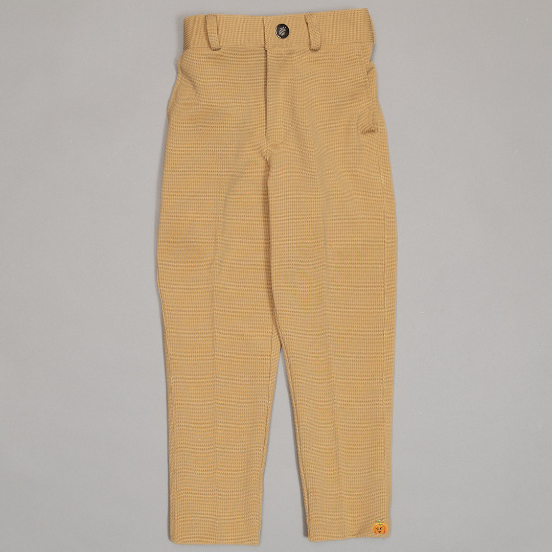 Fawn Tuxedo Suit for Boys with Tie