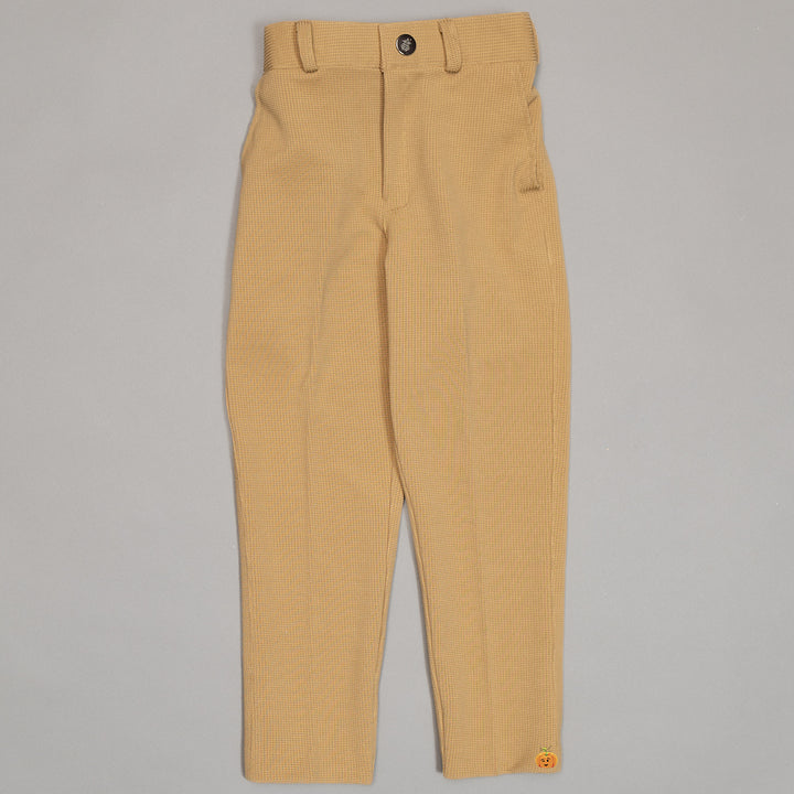 Fawn Tuxedo Suit for Boys with Tie