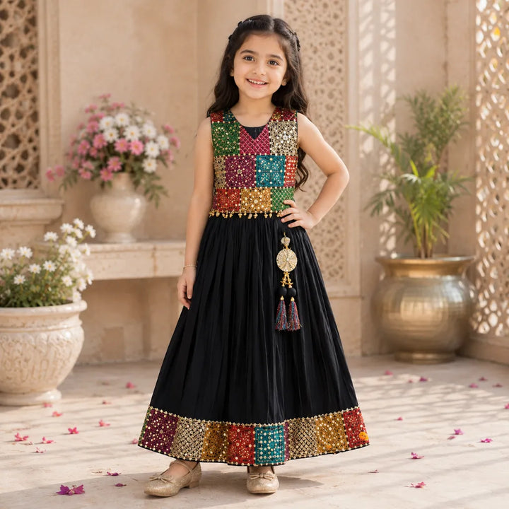 Traditional Print Lehenga Choli for Girls