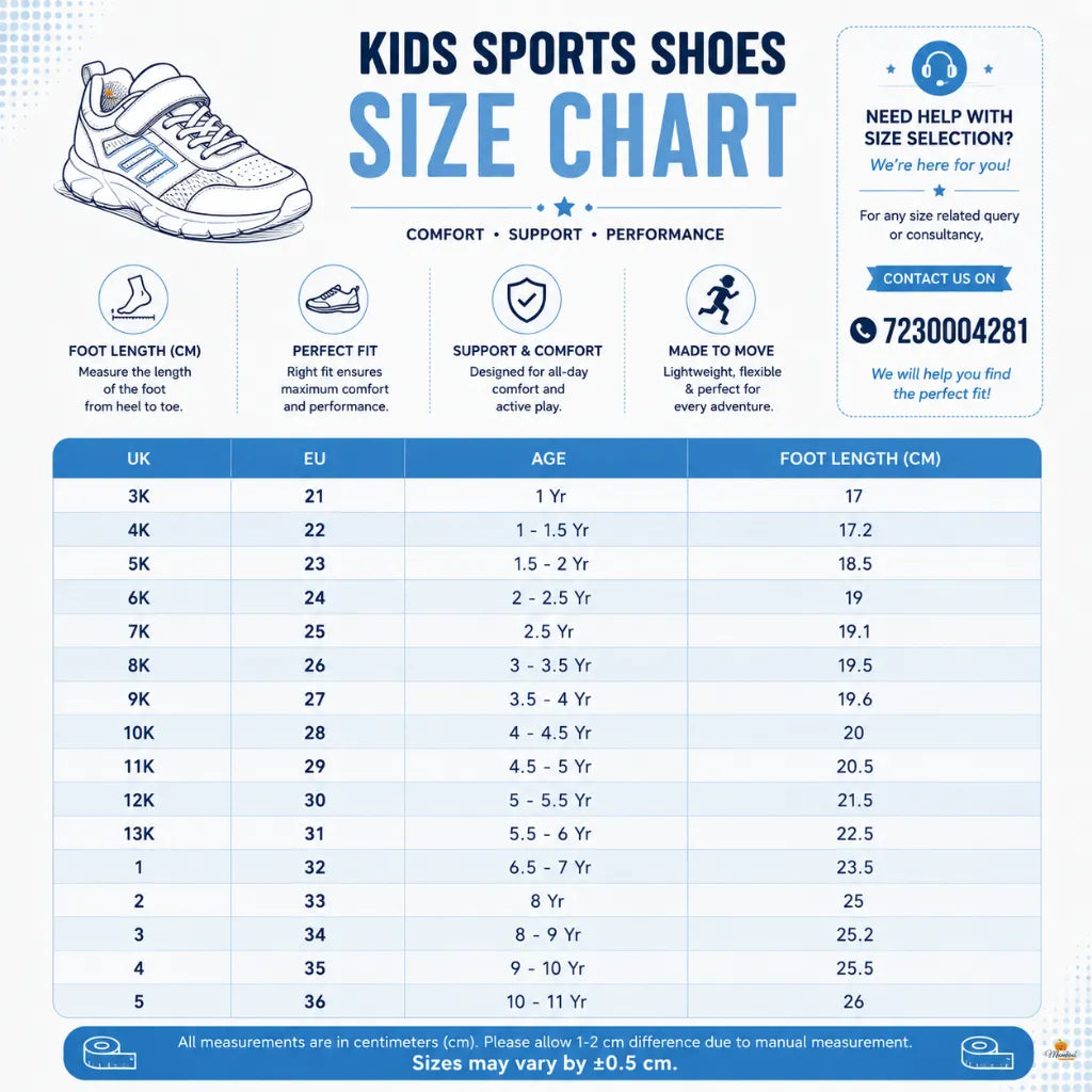White & Blue Running Style Shoes for Boys