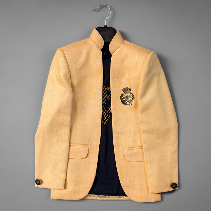 Party Wear Blazer For Boys Top View