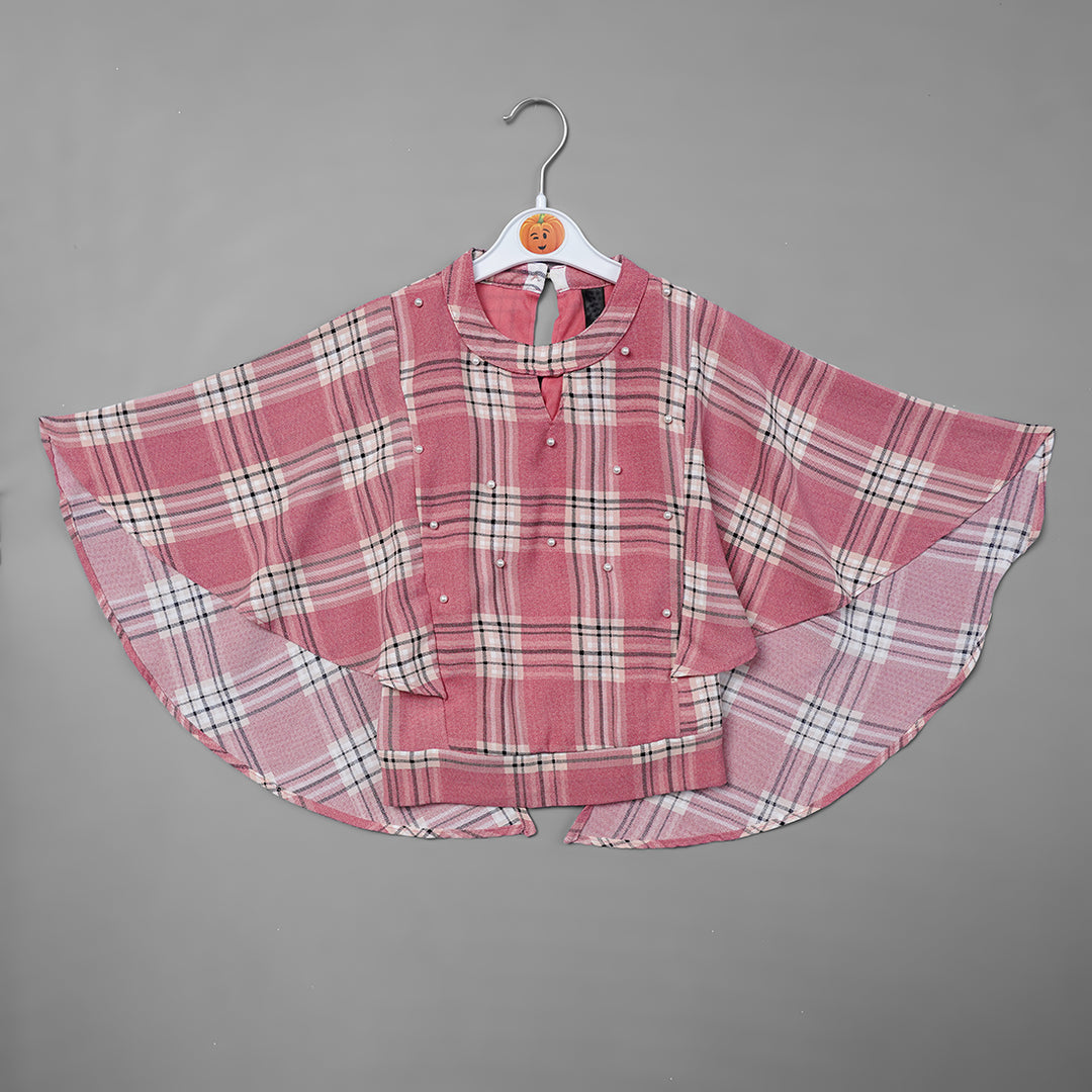 Light Pink Top for Girls Front View 