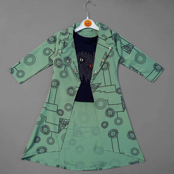 CLASSY FULL SLEEVE WESTERN SET GS201490Green
