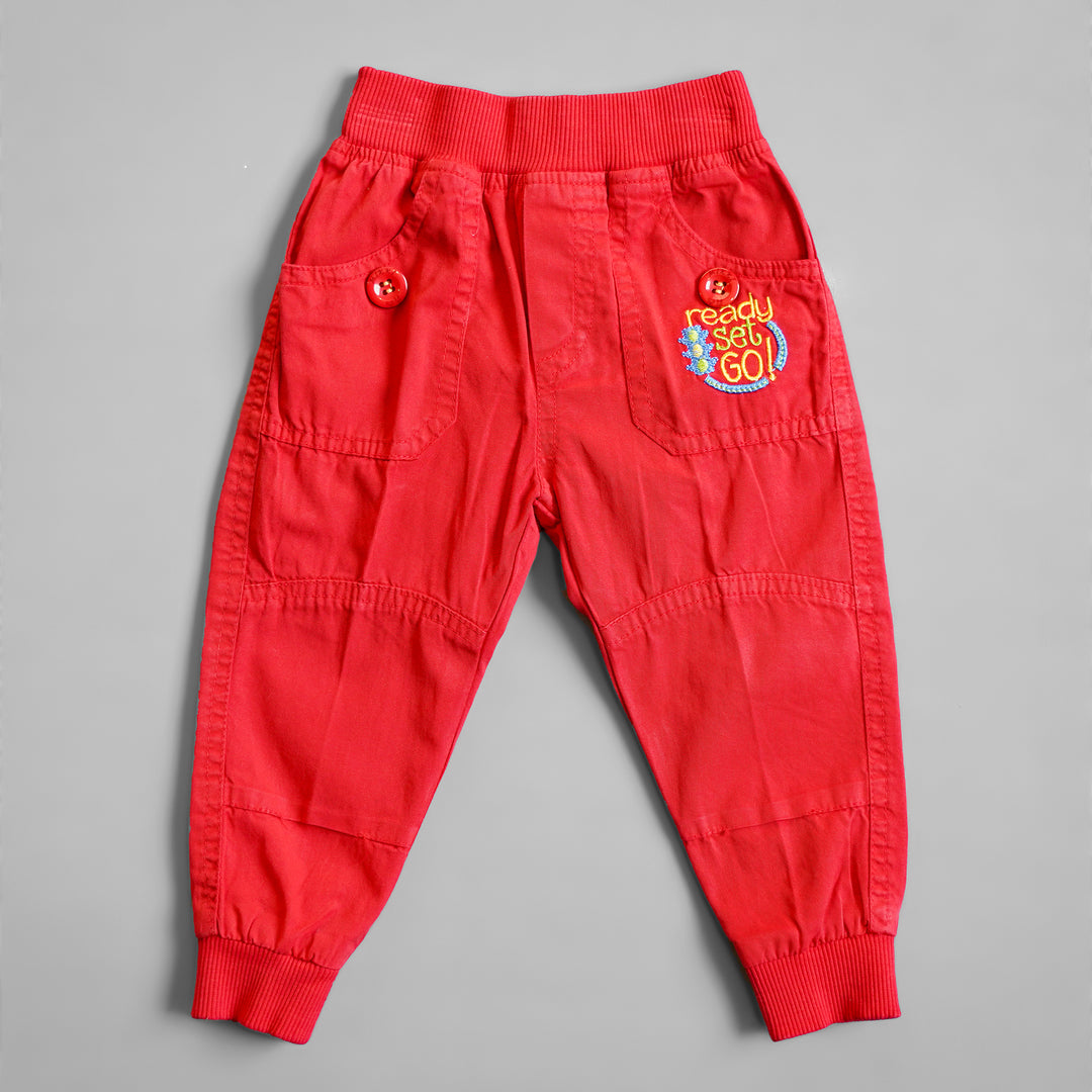 Mumkins Girls Slim Fit Jeans GL064300Red