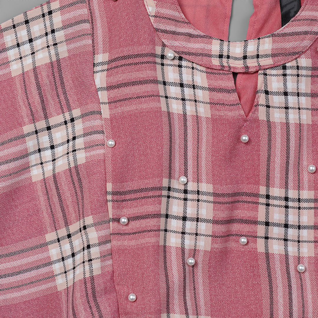 Light Pink Top for Girls  Close Up View