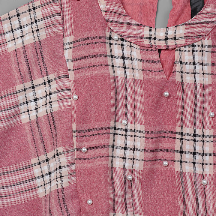 Light Pink Top for Girls  Close Up View