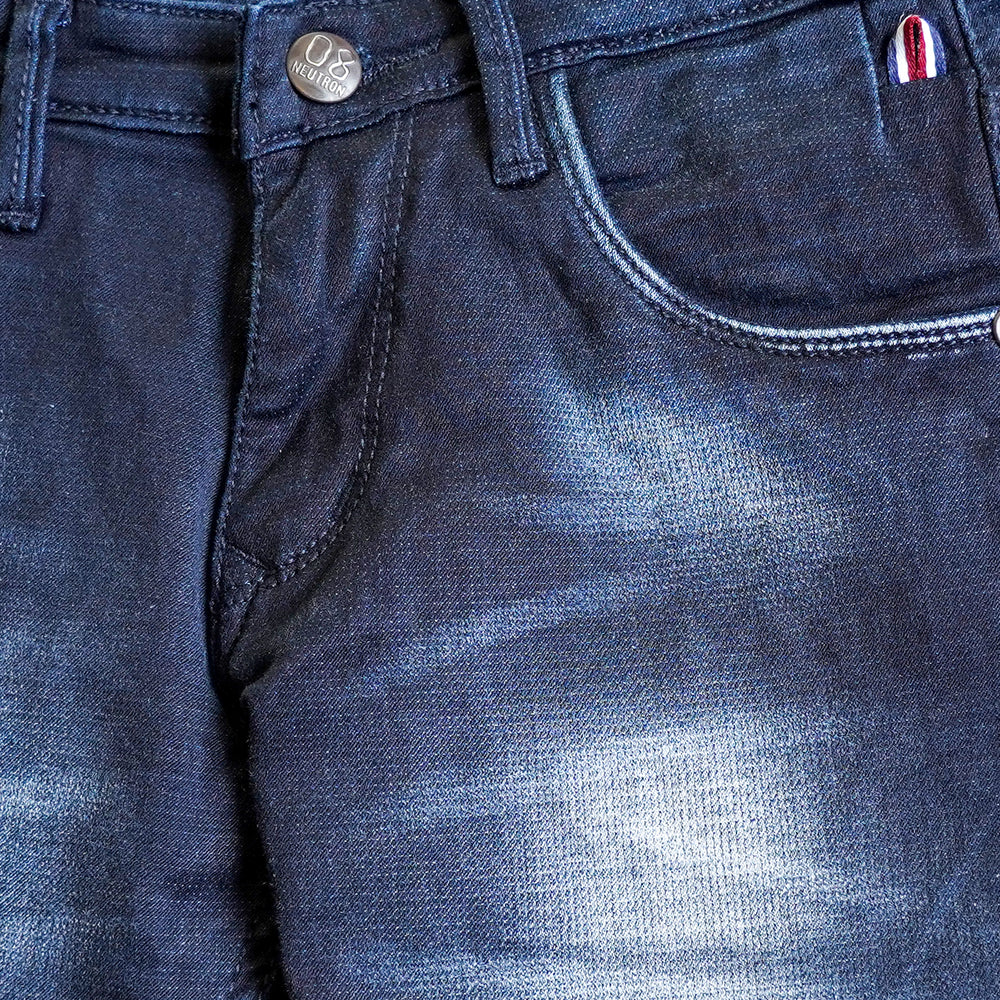 Navy Blue Jeans for Boys Close Up