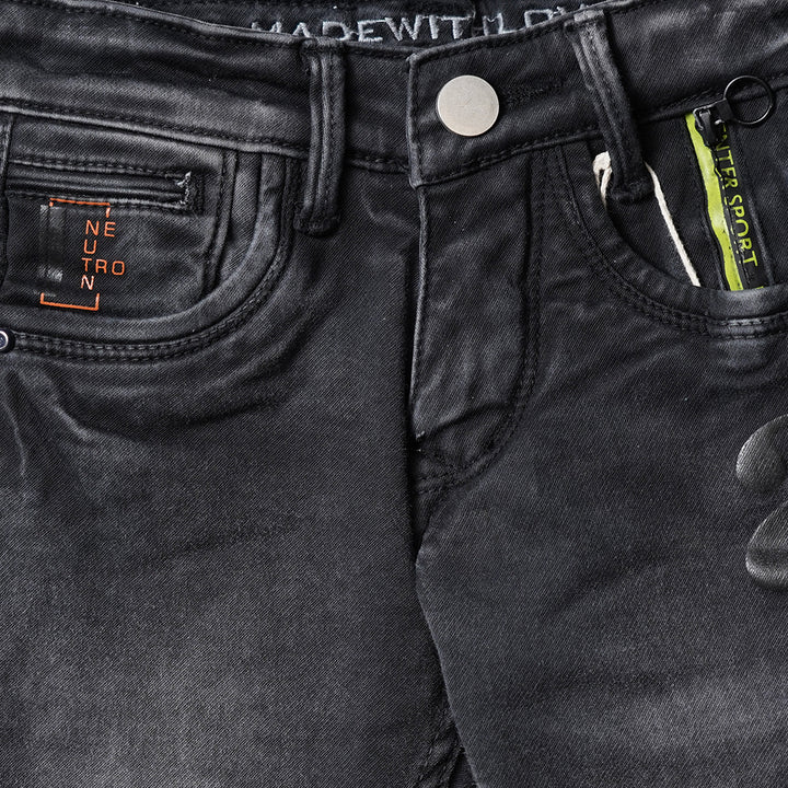 Shaded Design Jeans for Boys  Close Up View