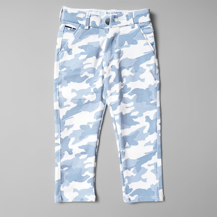 Blue & Green Jeans for Boys Front View