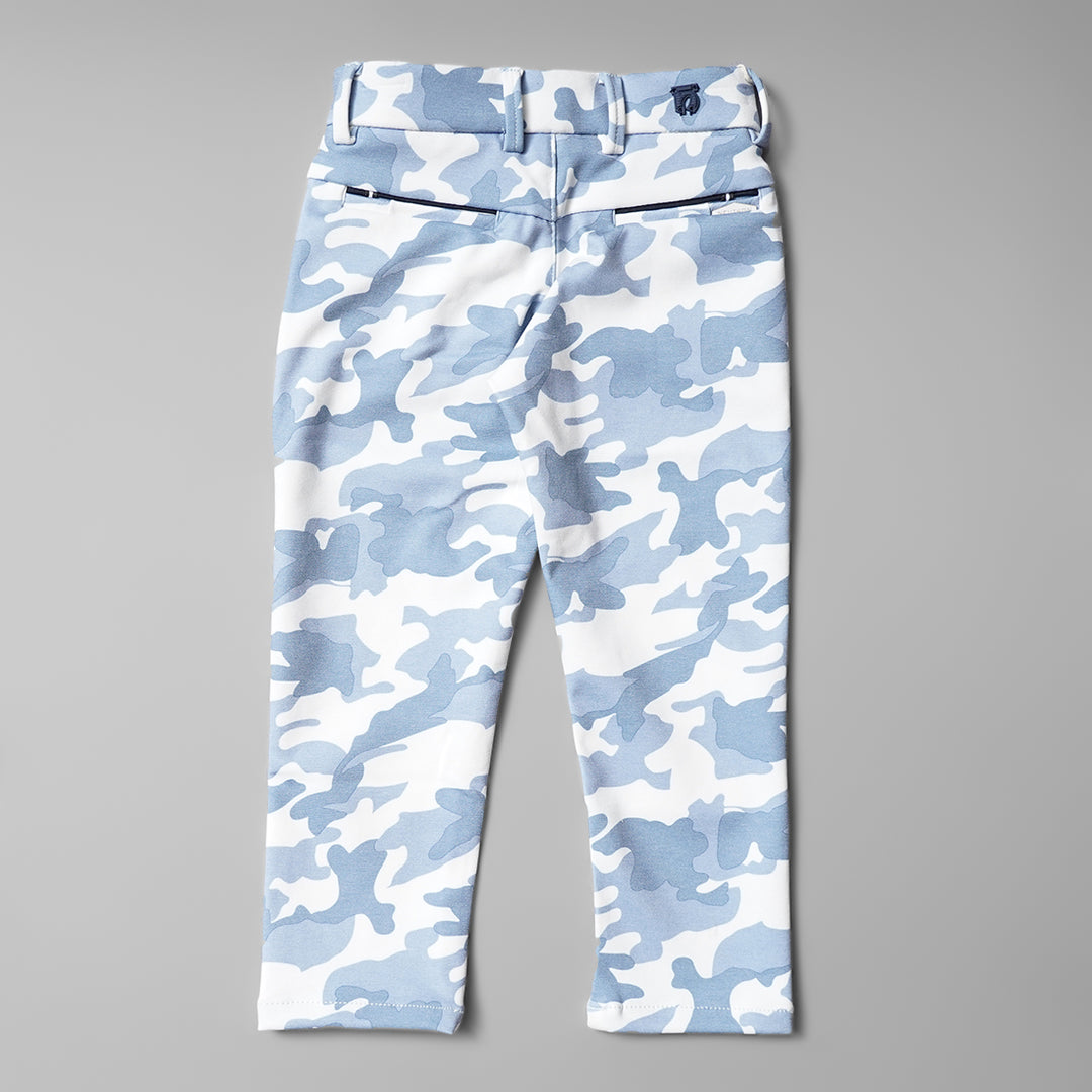 Blue & Green Jeans for Boys Back View