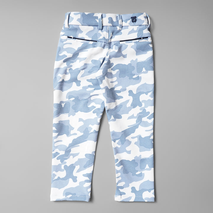 Blue & Green Jeans for Boys Back View