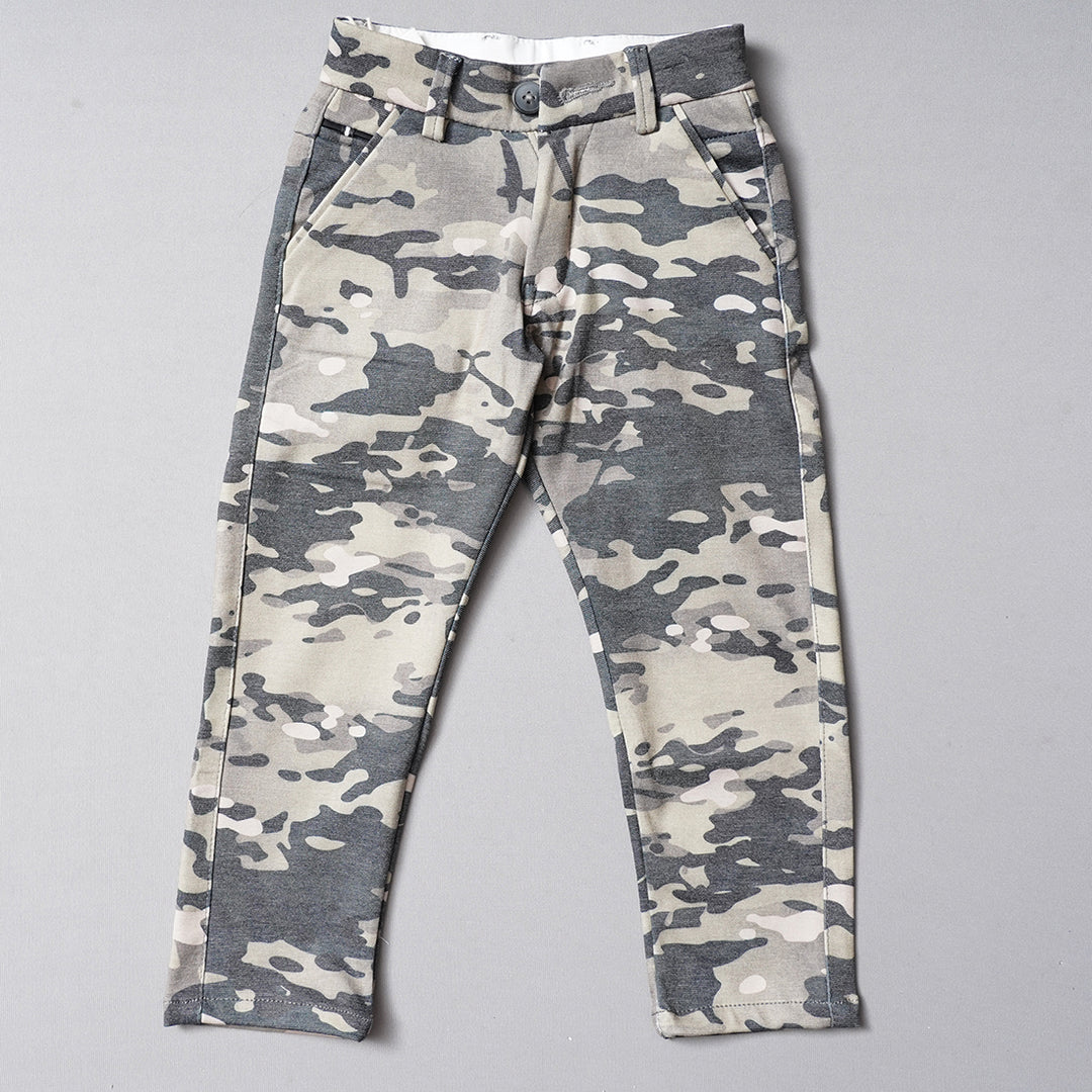 Blue & Green Jeans for Boys Front View