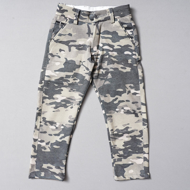 Blue & Green Jeans for Boys Front View