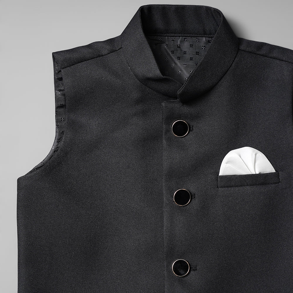  Waistcoat for Boys BU0319123JBlack