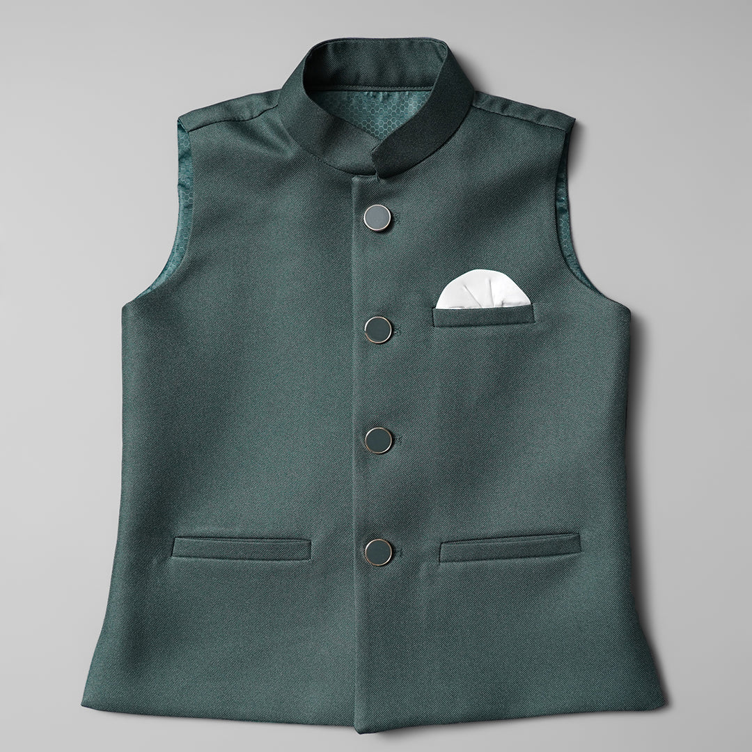  Waistcoat for Boys BU0319123JGreen