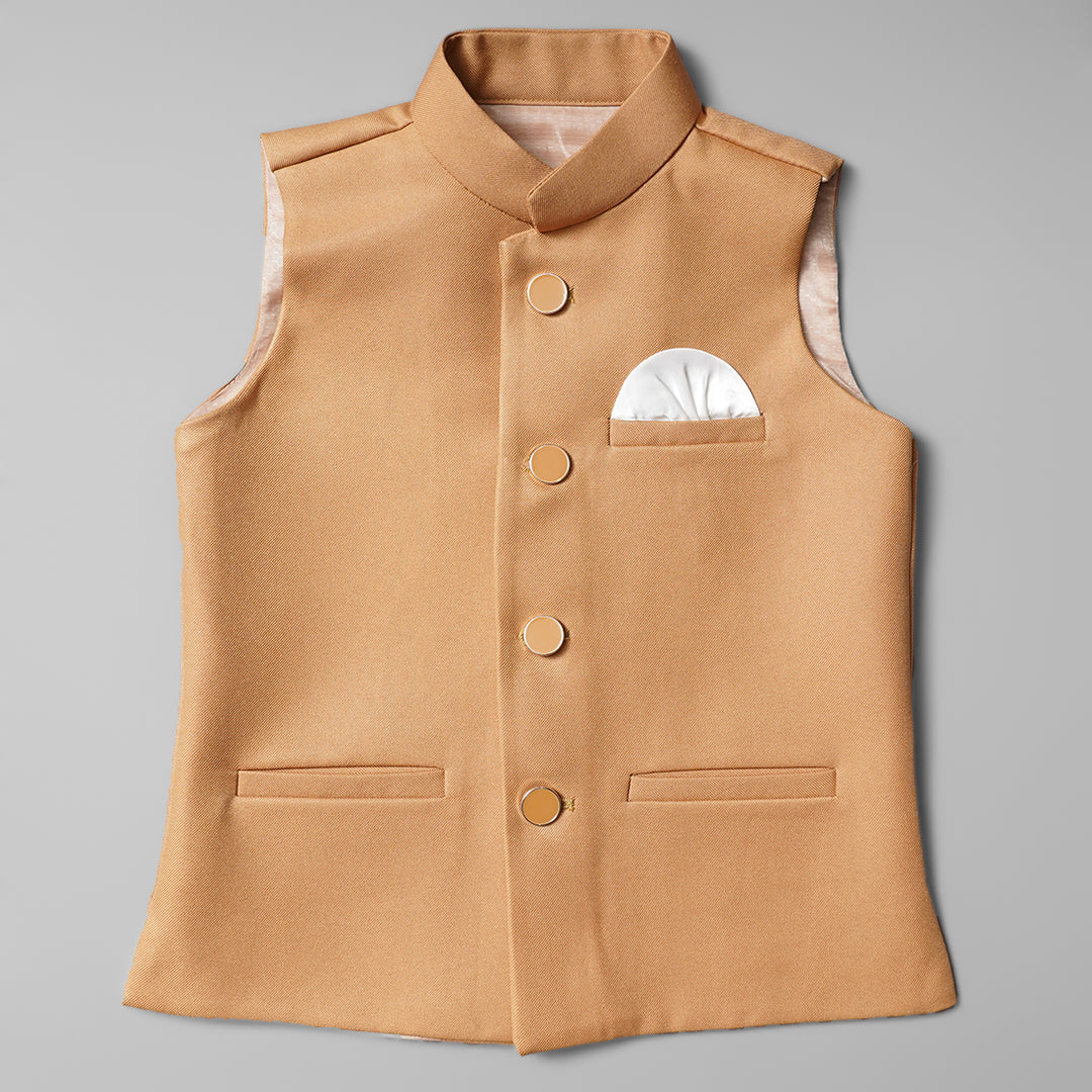  Waistcoat for Boys BU0319123JMustard