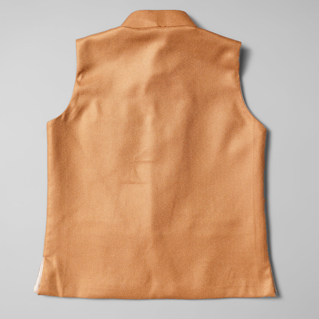  Waistcoat for Boys BU0319275JBrown