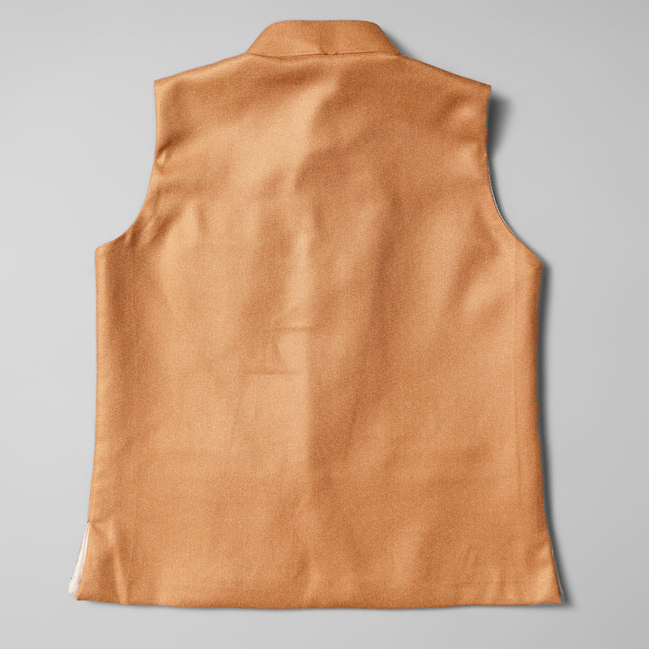  Waistcoat for Boys BU0319275JBrown