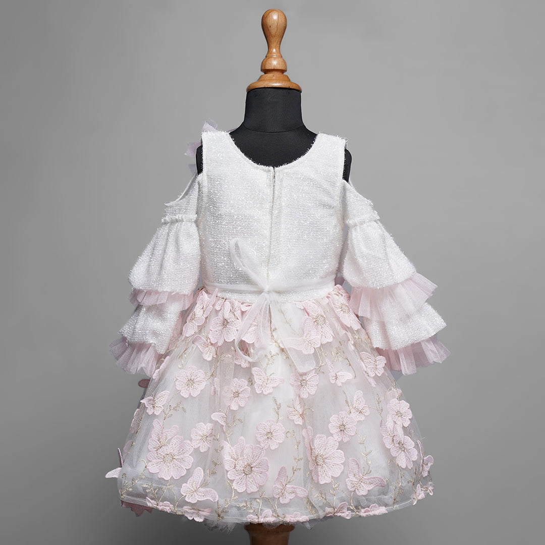 Girls Party Wear Frock Dress GS17640Pink