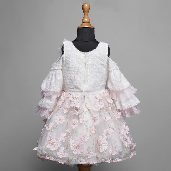 Girls Party Wear Frock Dress GS17640Pink