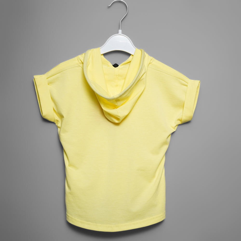 Butterfly Print Girls Top Back View