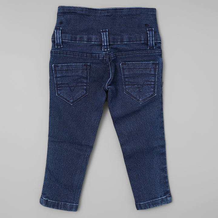 High Waist Jeans for Girls Back View