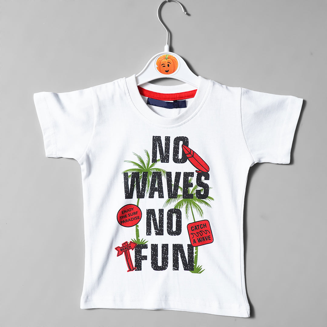 Fashionable T- Shirt For Boys BH0286White