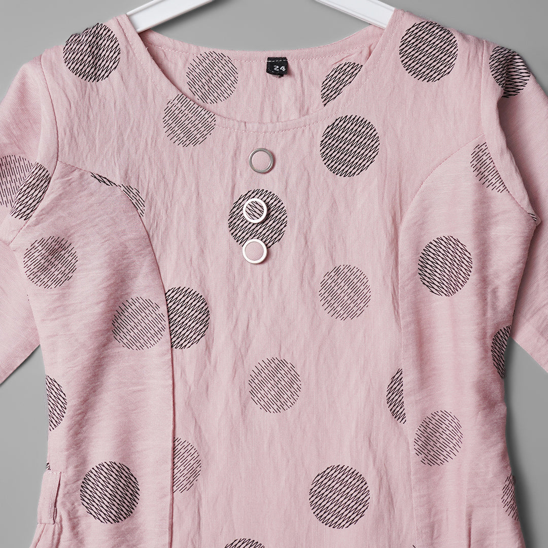 Onion Dotted Girls Midi Close Up View