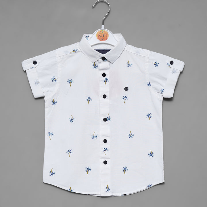Style Printed Shirt For Boys Front View