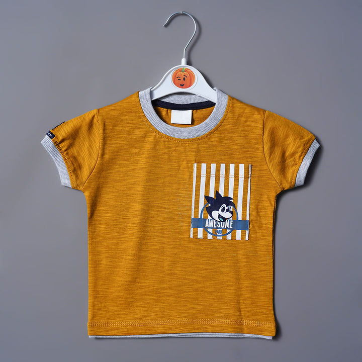 Anime Printed T-Shirt for Boys Front View