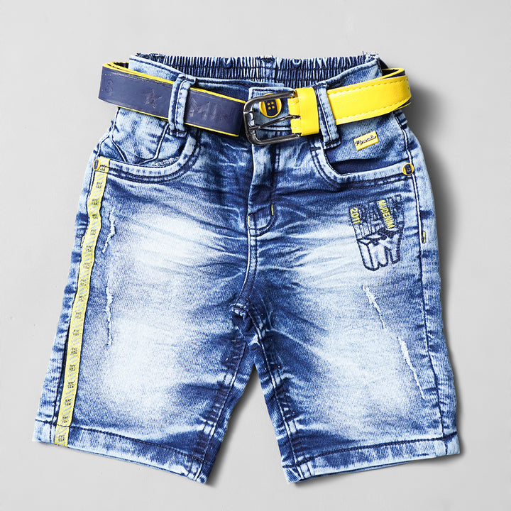 Shorts For Boys And Kids With Elastic Waist BL08562Yellow