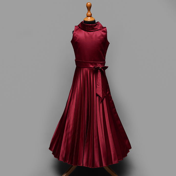 Long Gown for Girls Front View