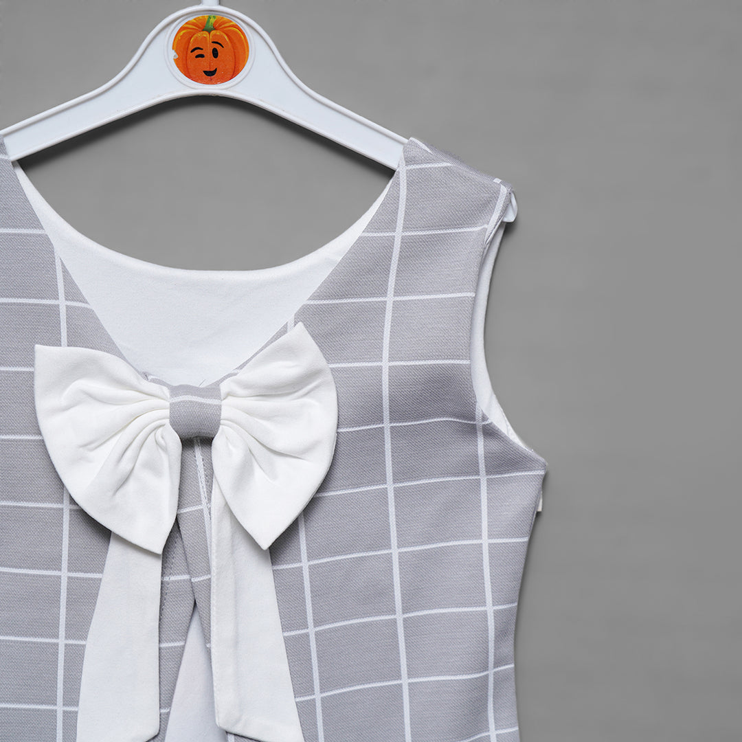 Bow Style Top for Girls Close Up View