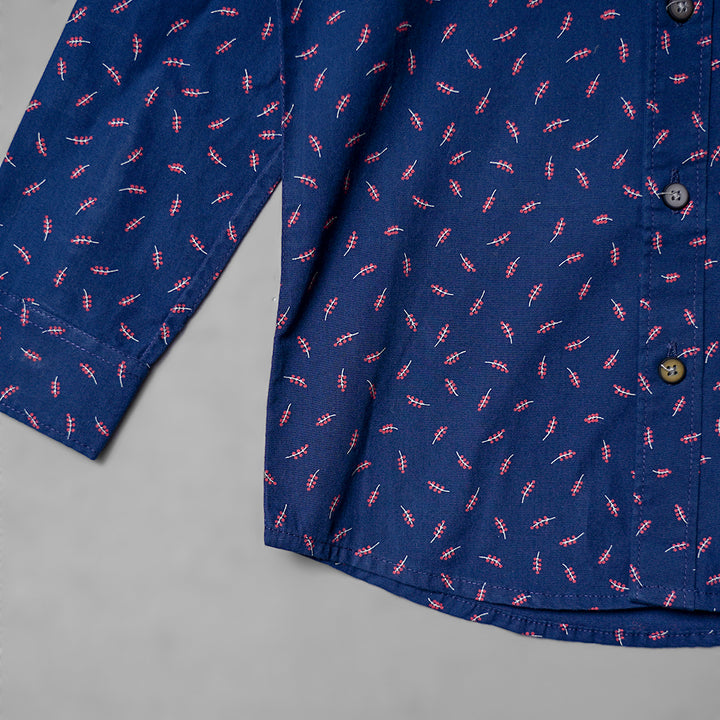 Printed Shirt for Boys Close Up View