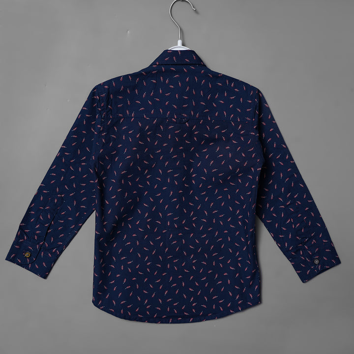 Printed Shirt for Boys Back View