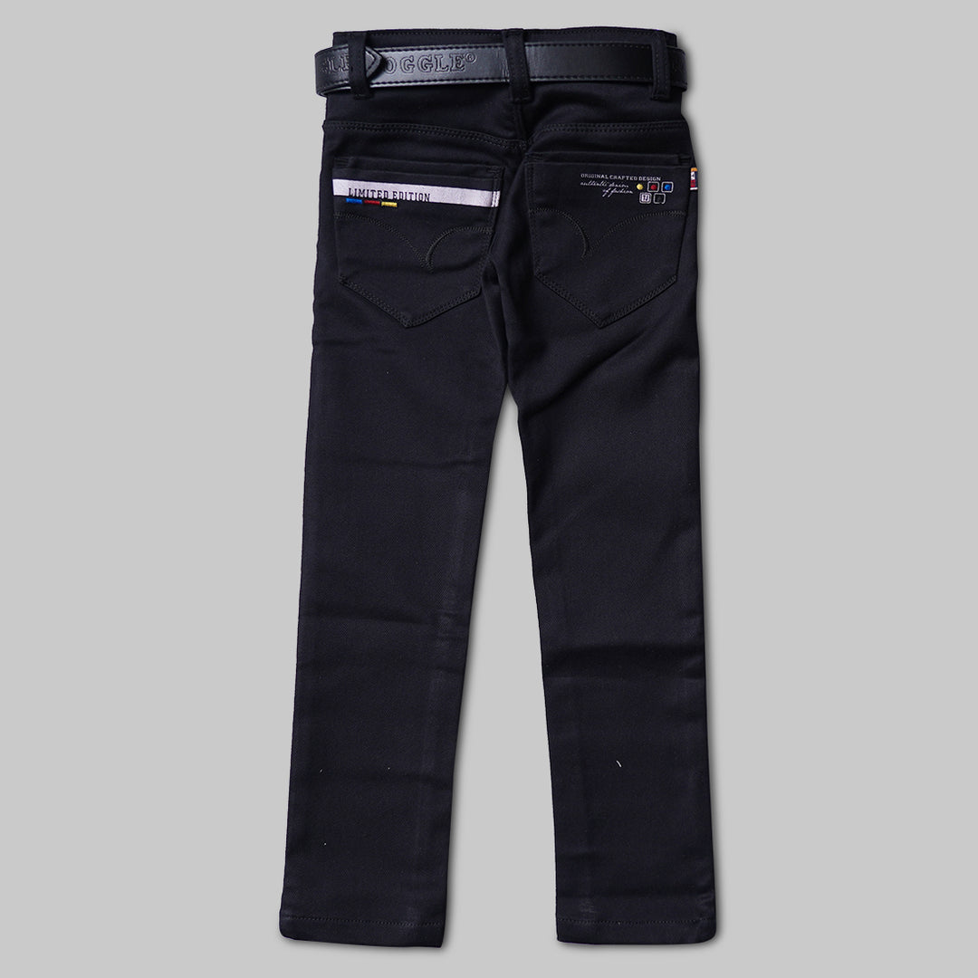 Black Jeans for Boys Back View