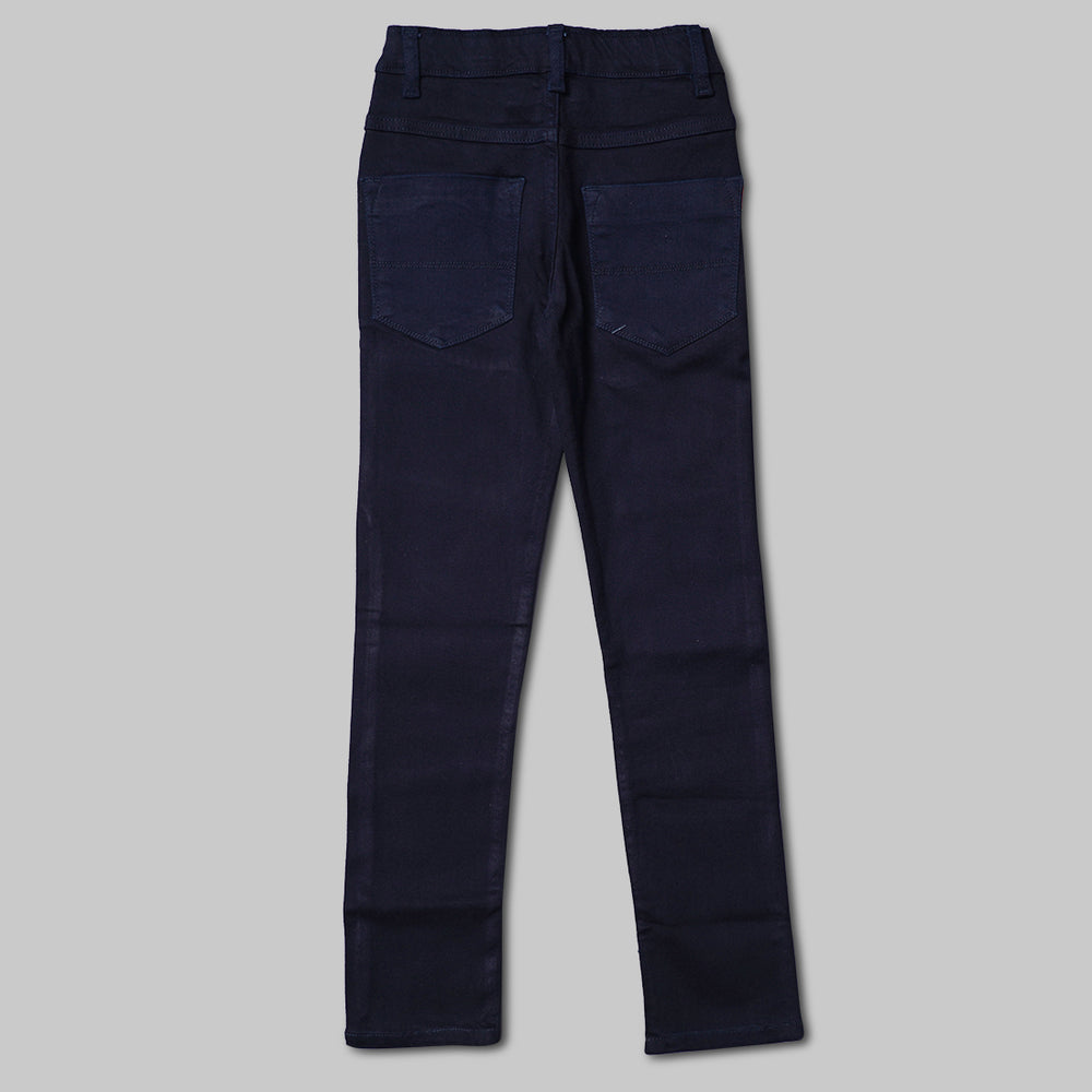 Navy Blue Jeans for Boys Back View