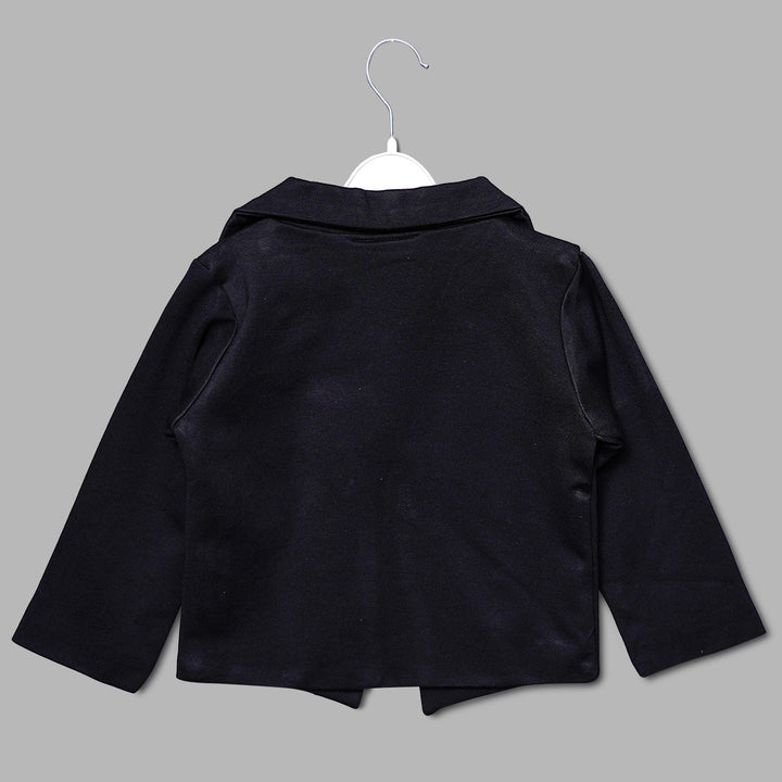 Trendy Jacket Style Two Pcs Set Back View