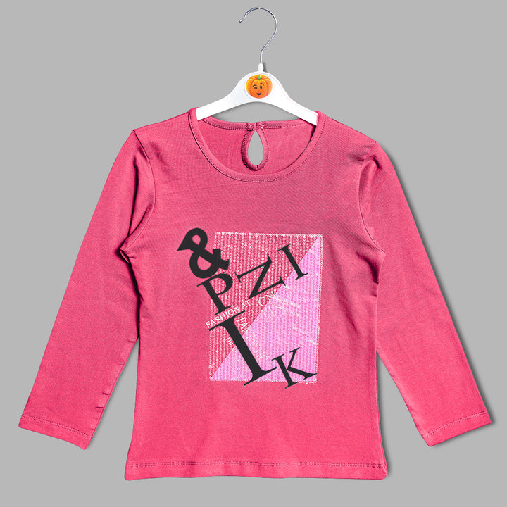Fantastic The Best Sequin Girl Top GU132011Pink