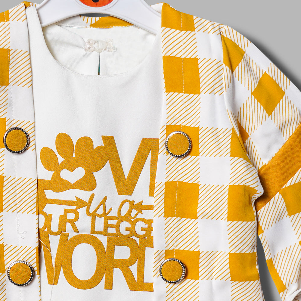 Love Is A Four Legged Word Party Set GS203137CMustard