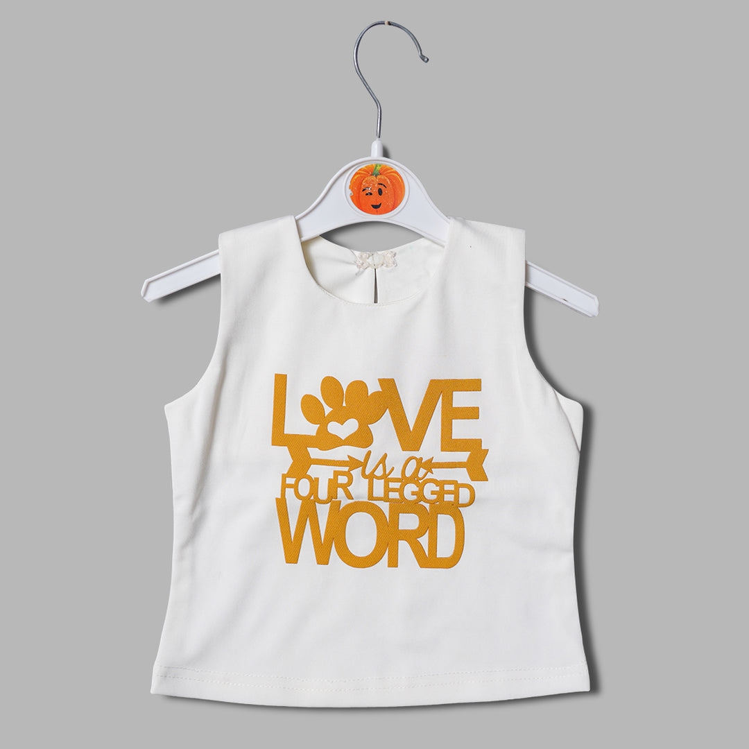 Love Is A Four Legged Word Party Set GS203137CMustard