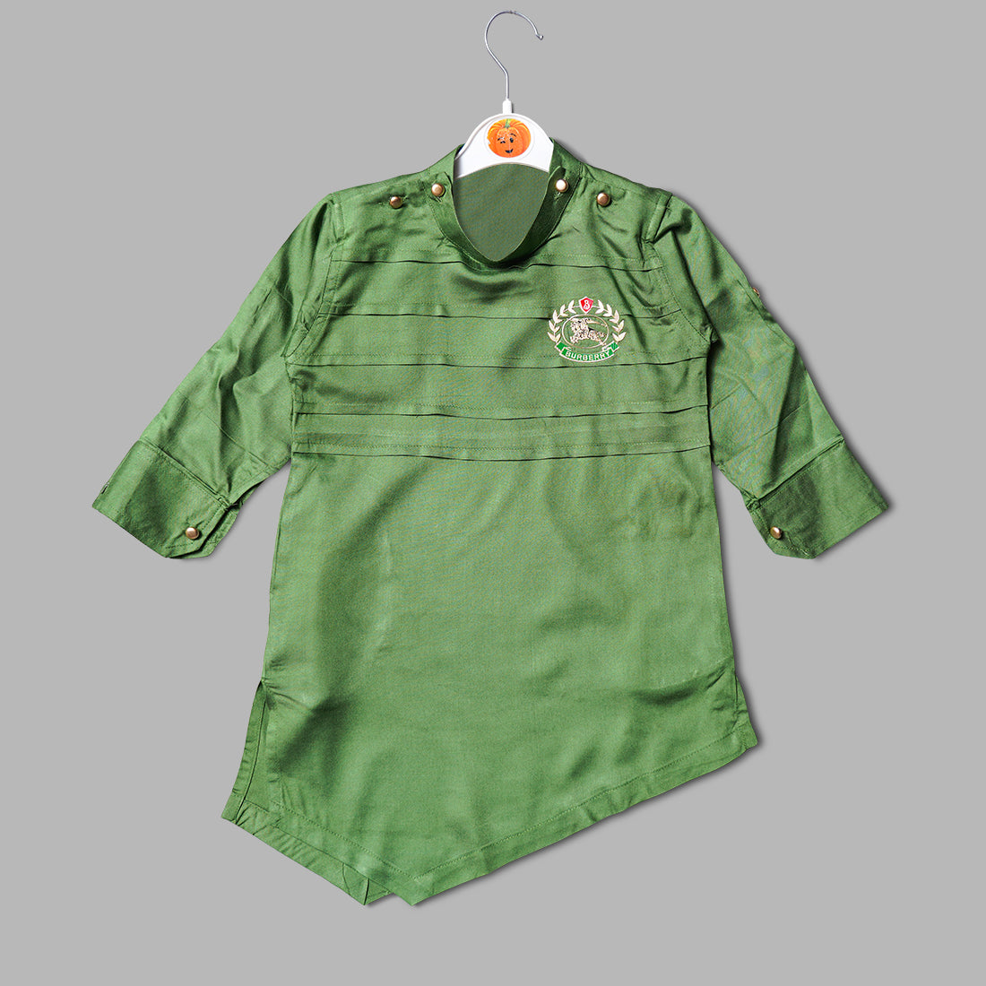 Green Color Boys Kurta Pajama