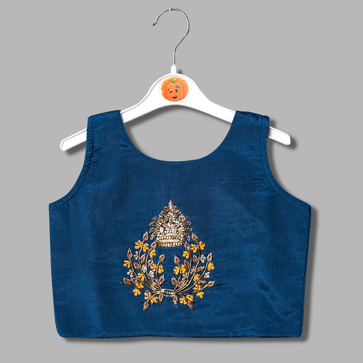 Ethnic Wear For Girls And Kids With Bell Shaped Sleeves GS211575Golden